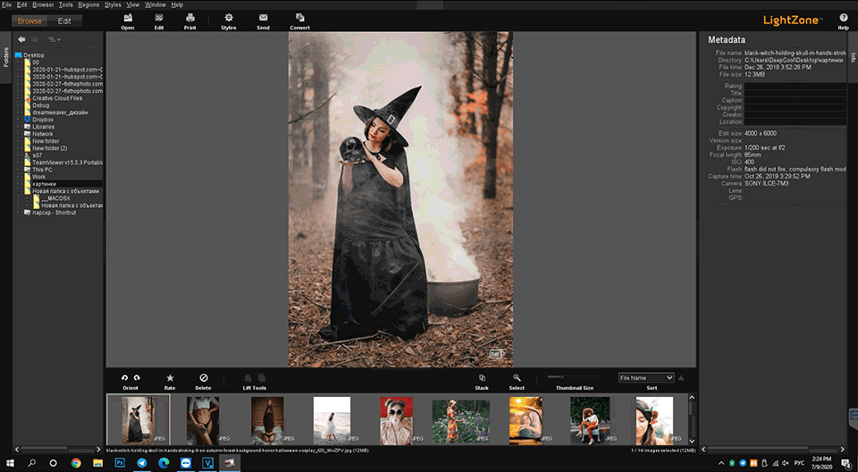 lightzone best lightroom for linux interface