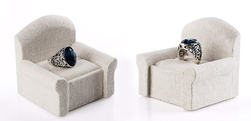 little armchair jewelry photography props