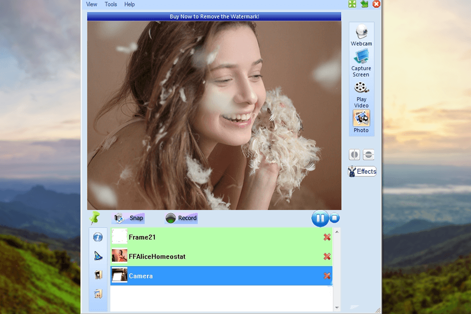 magic camera interface best free webcam software windows 7