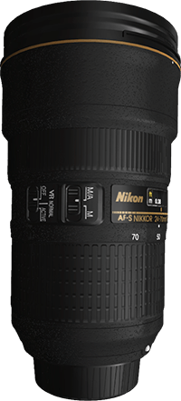 nikon 24-70mm dslr camera lens