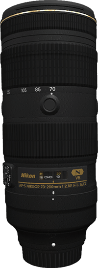 nikon 70-200mm dslr camera lens
