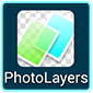 photolayers foto sfondo logo app