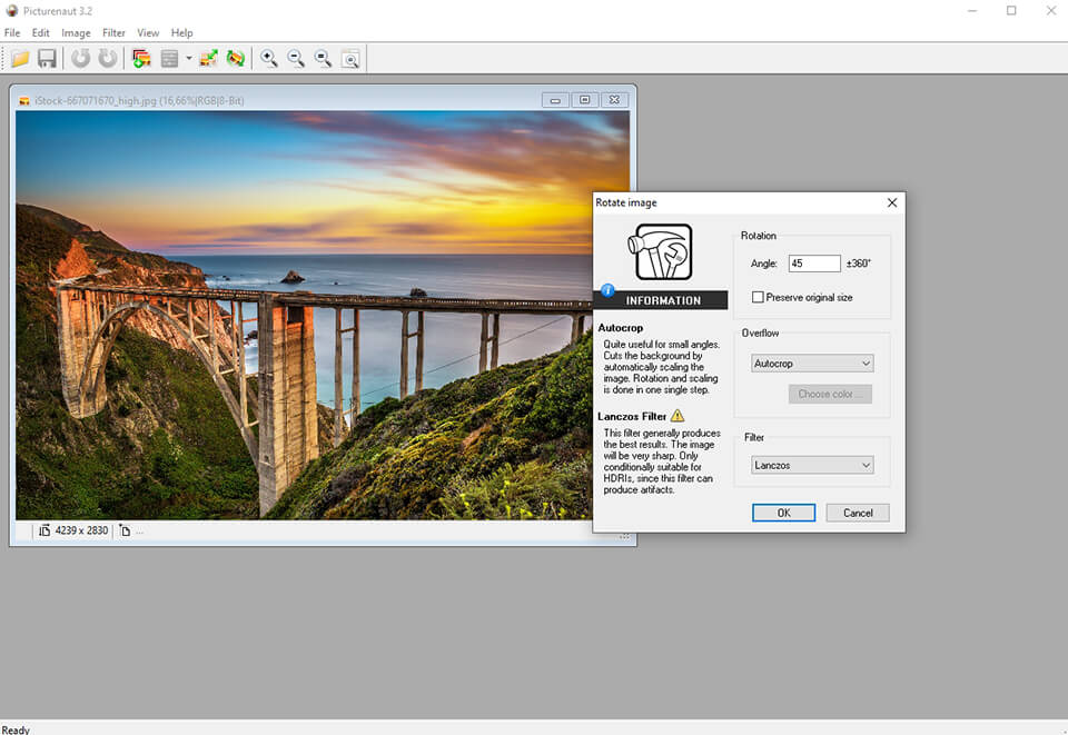 Hdr bracketing software