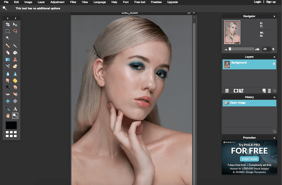 Pixlr X: Free Online Photo Editor for Quickly Retouching Images