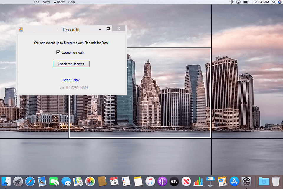 Recordit Snipping Tool For Mac Interface 