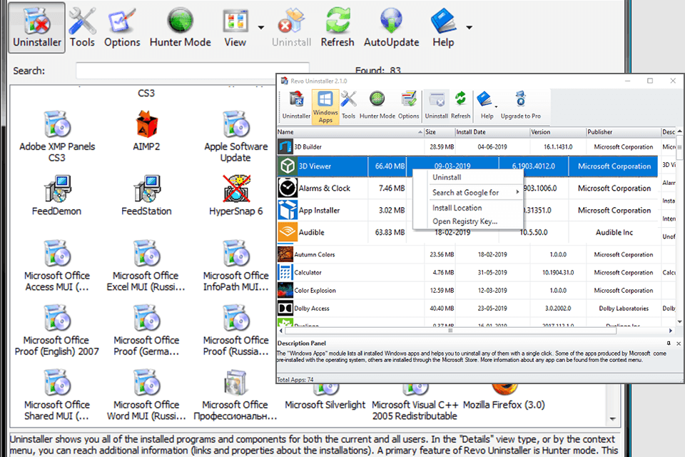 revo uninstaller software