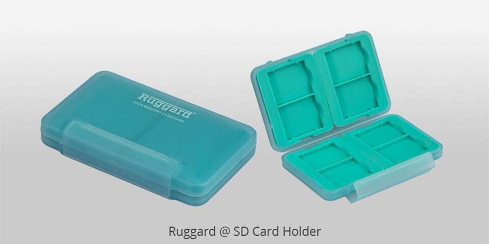 Lynca KH7 SD Card Holder Waterproof Memory Card Storage Case (Sky