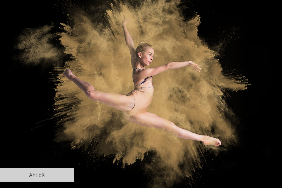 Beautiful ballet girl standing in ballet pose Stock Photo by stockfilmstudio