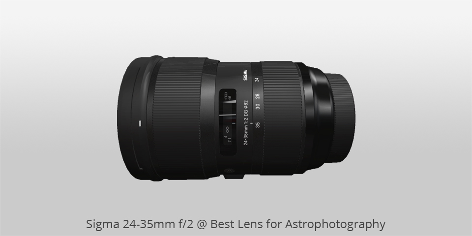 sigma 24-35mm f/2 best astrophotography lens