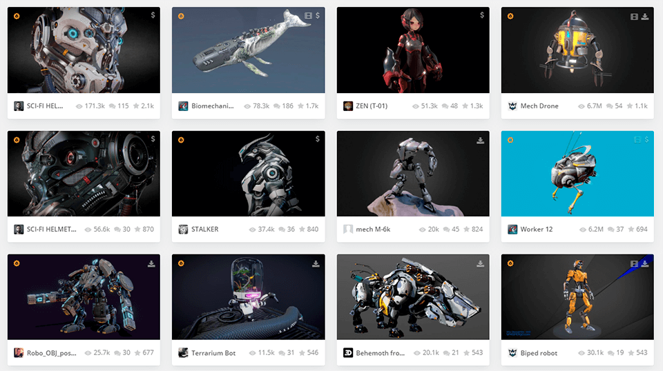 sketchfab scanners free 3d models website