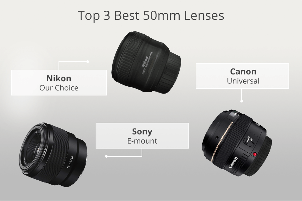Rundt og rundt Diplomat Forskel 8 Best 50mm Lenses in 2023: New Models & Current Prices