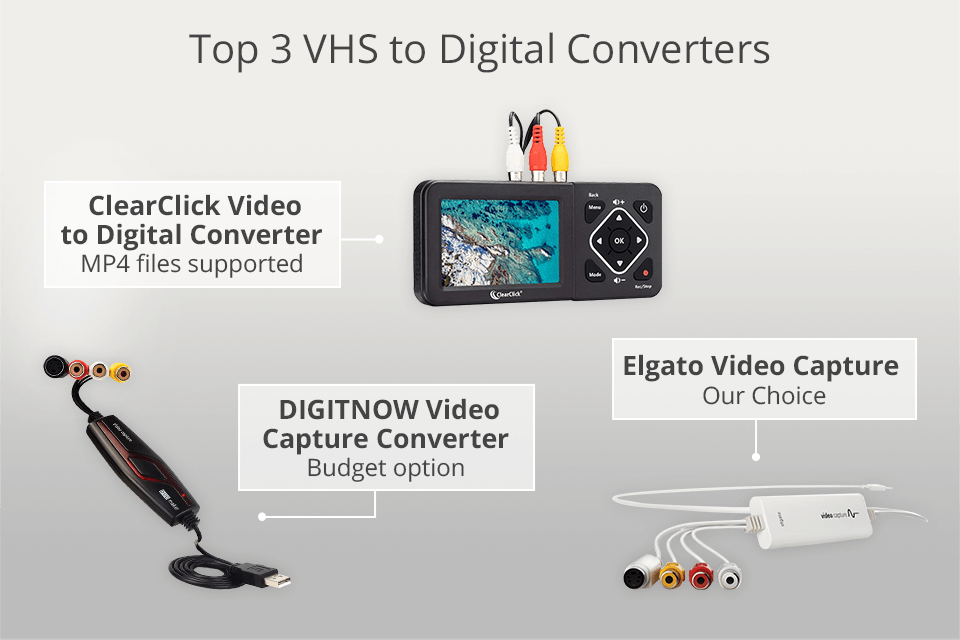 How can i convert vhs to digital without vcr?