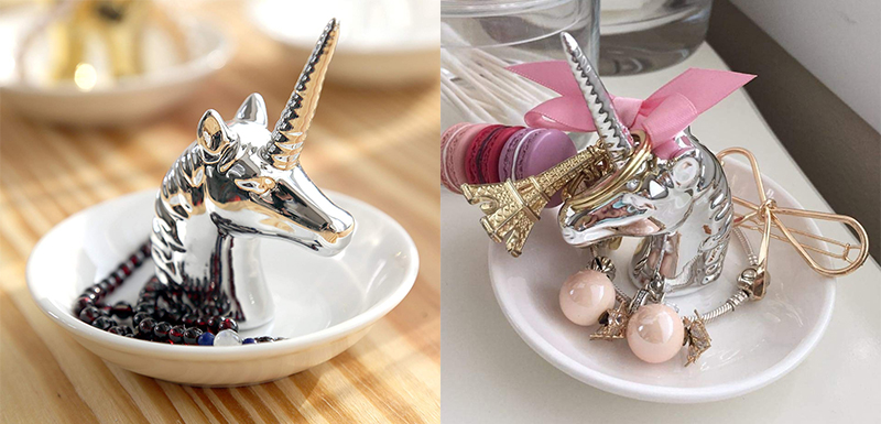 unicorn stand jewelry photography props