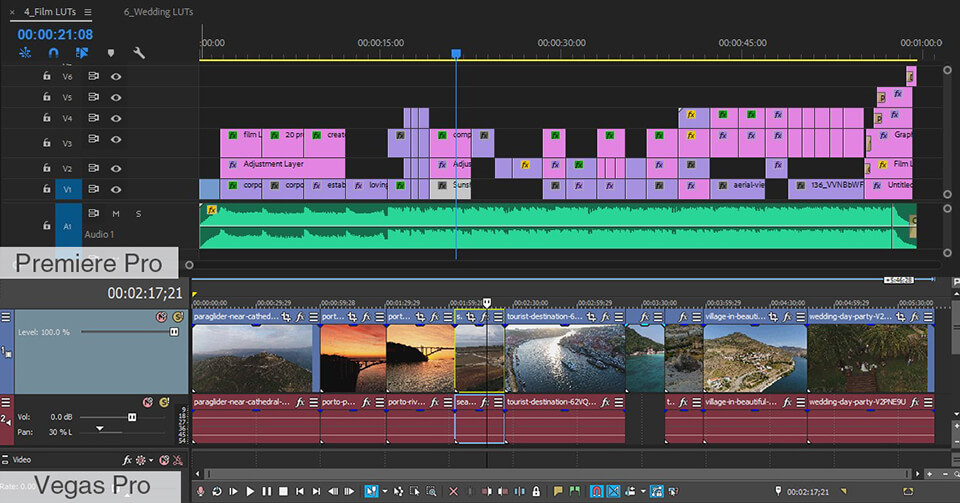 Sony Vegas Timeline Drag