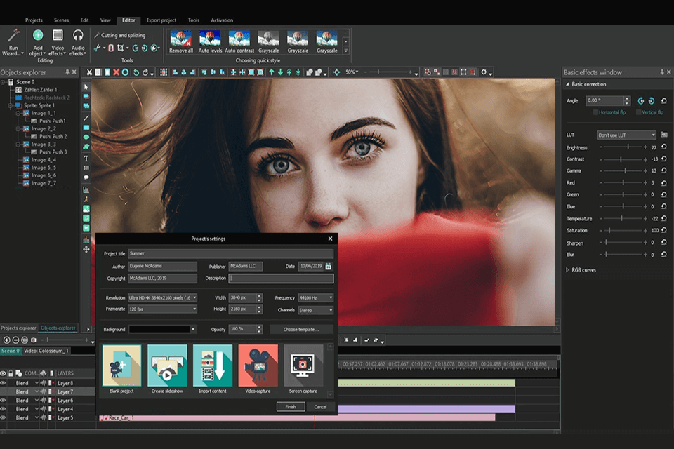 movie making software free vsdc video