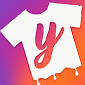 yayprint t-shirt design app logo
