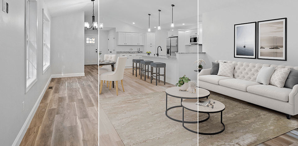 Physical vs Virtual Kitchen Staging for a Photoshoot