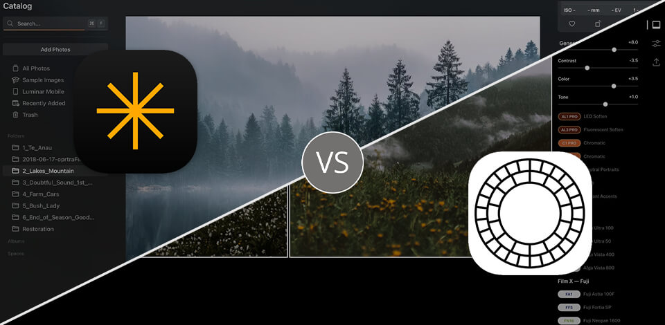 Luminar vs VSCO How We Tested