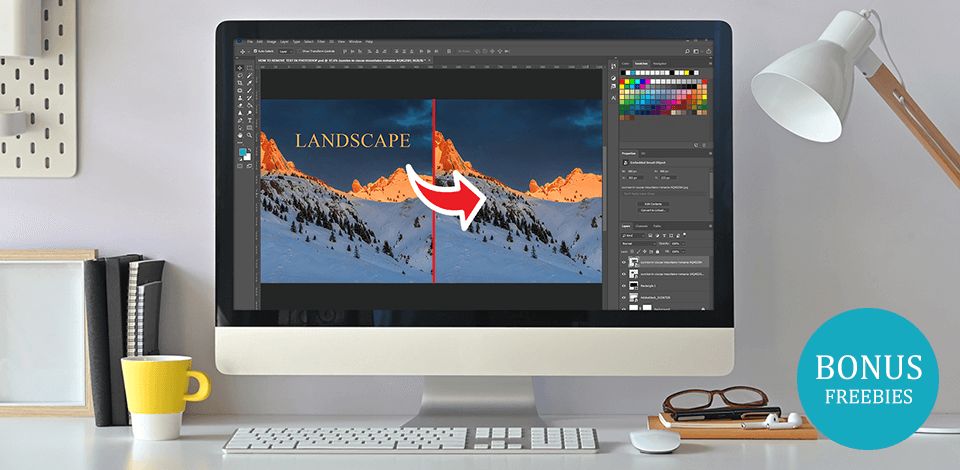 How to Remove Text in Photoshop without Ruining The Background