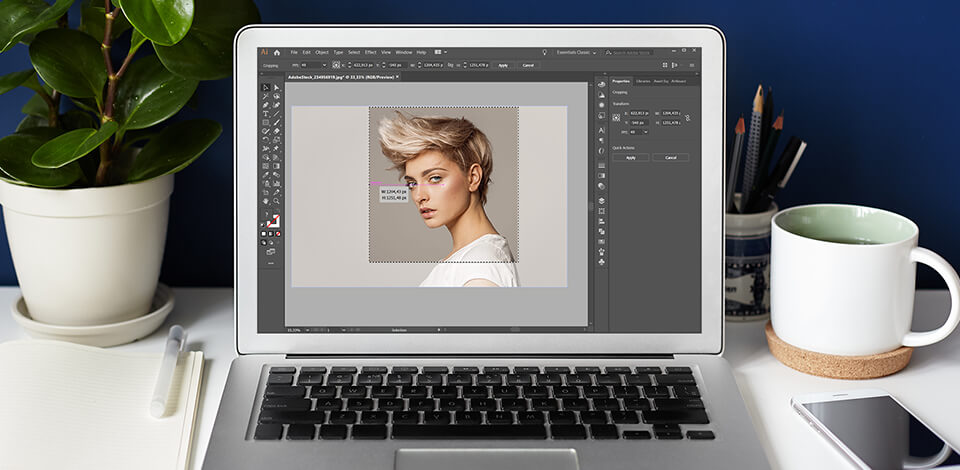 How to Crop in Illustrator