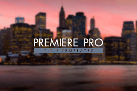 10 قوالب عنوان بريميير برو مميزة و مجانية لانتاج مقاطع فيديو احترافية