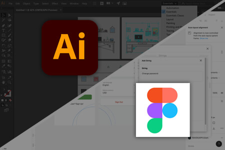 Adobe Illustrator مقابل Figma