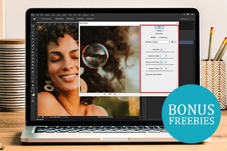 طريقة إزالة الضوضاء و التشويش (النويز) في برنامج فوتوشوب