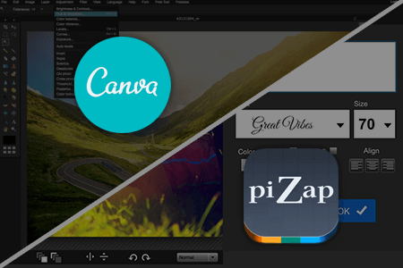 Canva vs PiZap