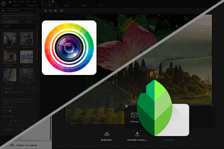 PhotoDirector vs Snapseed