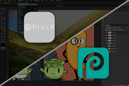 Pixlr vs Photopea