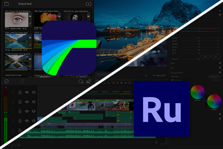 مقارنة بين LumaFusion و Adobe Premiere Rush لتحسين و تحرير الفيديو