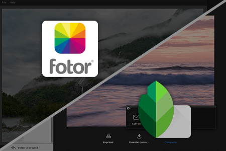 مقارنة بين برنامج Fotor وبرنامج Snapseed لتصميم و تحرير الصور