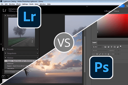 Lightroom vs Photoshop