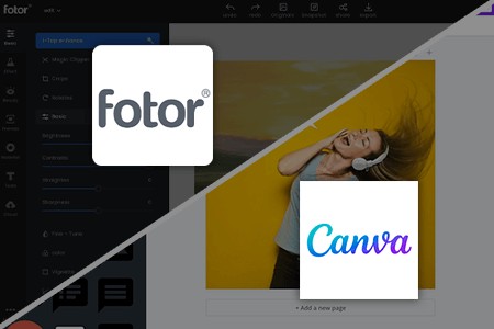 Fotor vs Canva: Which Software is Better