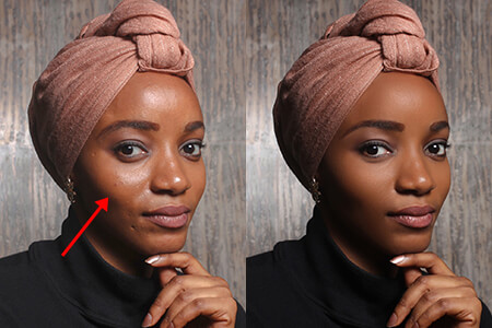 إزالة الوهج من تطبيق الصور عبر الإنترنت (Android وiOS)