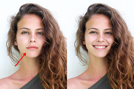 Aplicación Smile Editor para fotos en línea