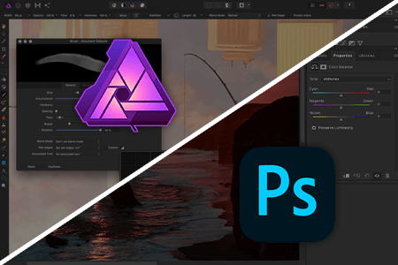 Affinity Photo vs Photoshop 2020