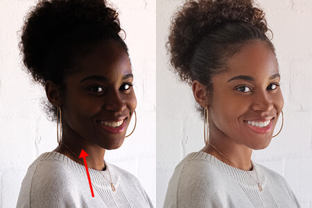 Eliminar sombras de la foto en 1 clic