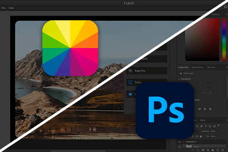 Fotor vs Photoshop: Features and Advantages