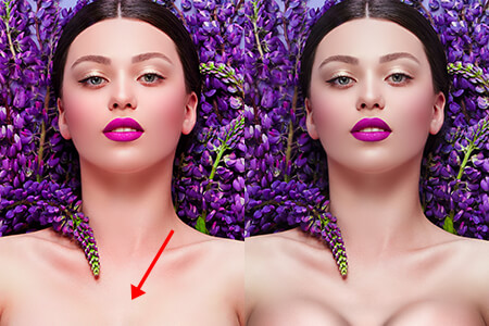 Učinite grudi vidljivim volumenom u 1 klik