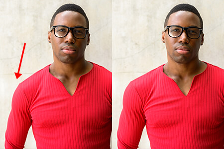 Lassen Sie Arme mit 1 Klick dünner oder dicker aussehen