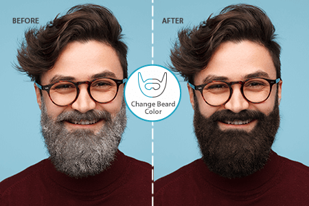 Promjena boje brade online [BESPLATNO]