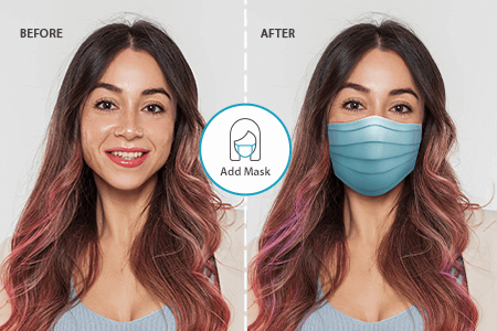 Add Protective Face Mask in 1 Click