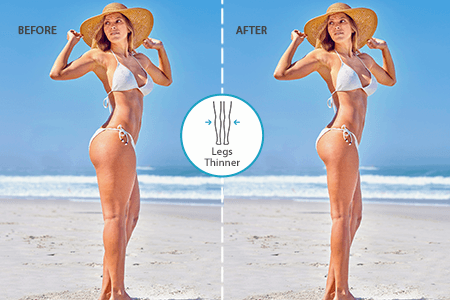 Make Legs Thinner in 1 Click