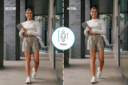 Make Legs Longer in 1 Click