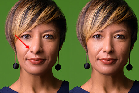 Editor de nariz online: diminua o nariz com 1 clique