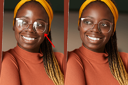 Xóa lóa khỏi kính chỉ trong 1 lần nhấp