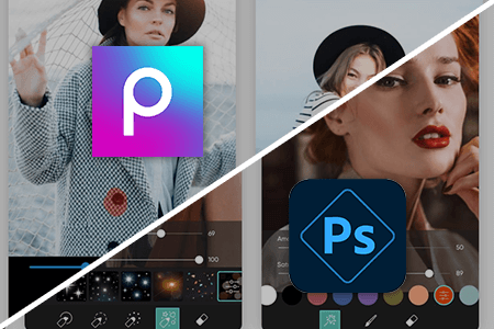 مقارنة بين برنامج PicsArt مقابل Photoshop Express لـ مونتاج الصور