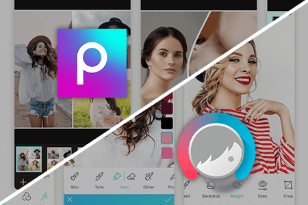 مقارنة بين  PicsArt مقابل Facetune لـ تحرير الصور على الموبايل