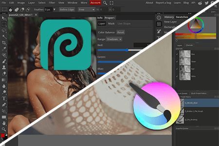 Photopea vs Krita: Which Software to Choose